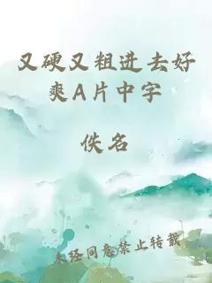 又硬又粗进去好爽A片中字